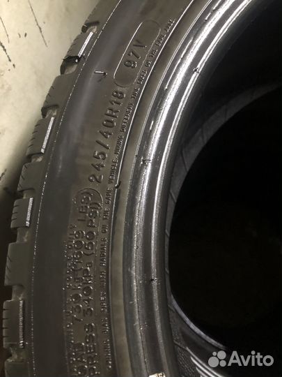 Michelin Alpin 245/40 R18 и 265/35 R18