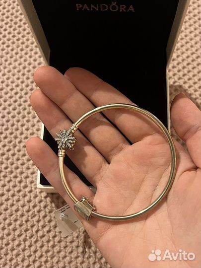 Абсолютно новый браслет pandora с шармом, оригинал