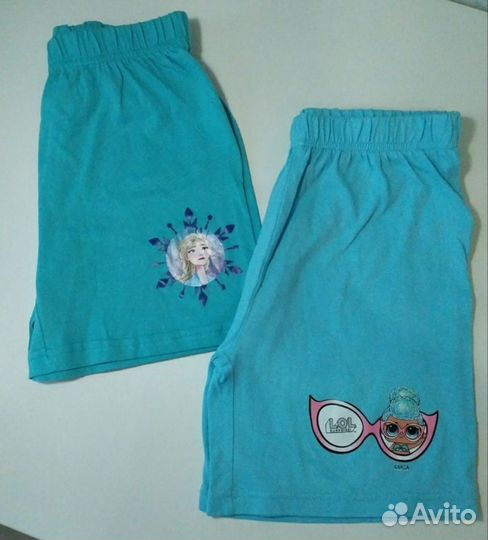 Трикотажные шорты новые 134-140
