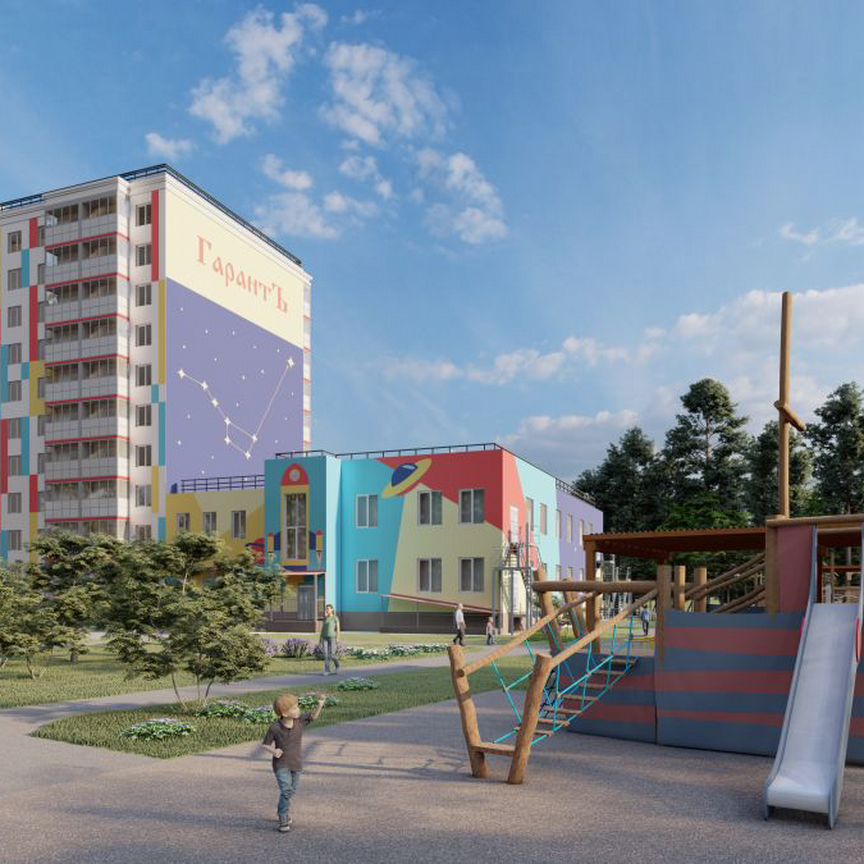 2-к. квартира, 66 м², 1/10 эт.