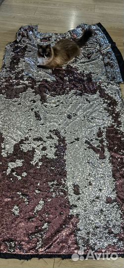 Ткань с двухсторонними пайетками