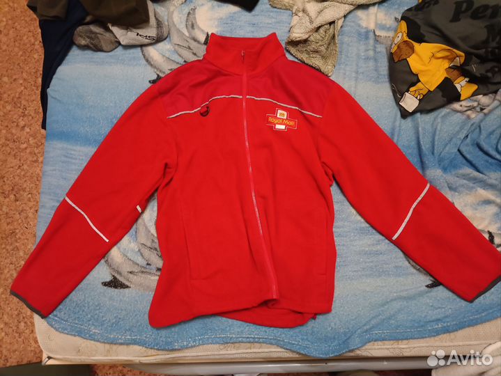 Флисовая кофта мужская и рубашка поло