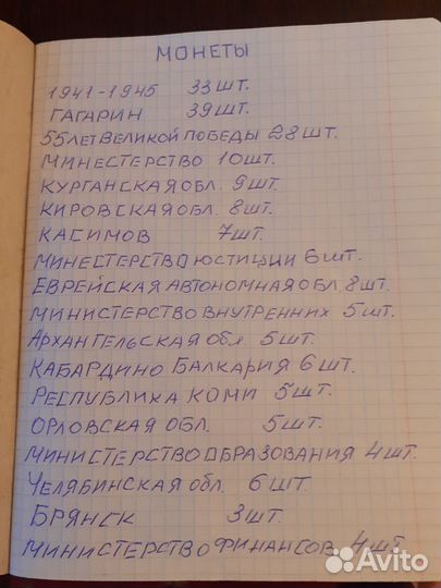 Юбилейные монеты