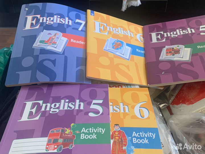 Учебники 5,6,7 кл