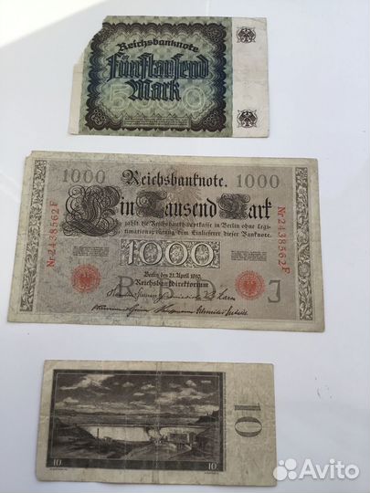Купюры зарубежные