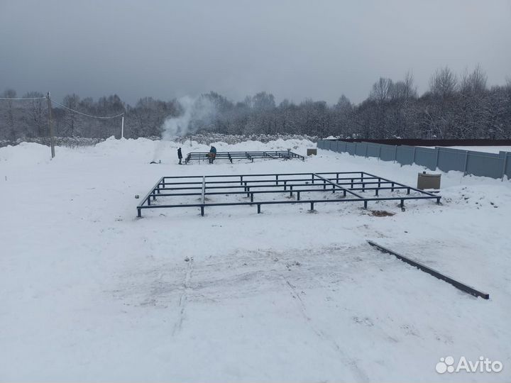 Установка винтовых свай под ключ