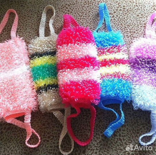 Мочалка ручной работы