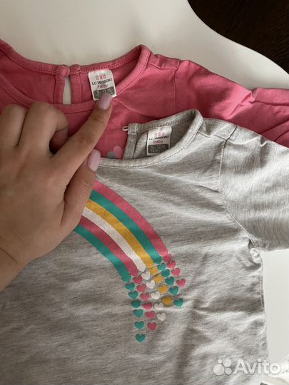 Лонгсливы для девочки 80