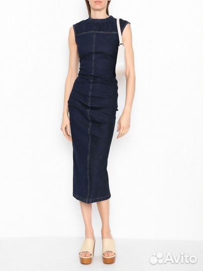 Sportmax Джинсовое платье на молнии 44