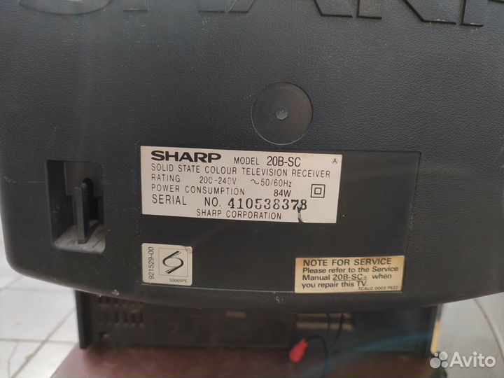 Телевизор sharp