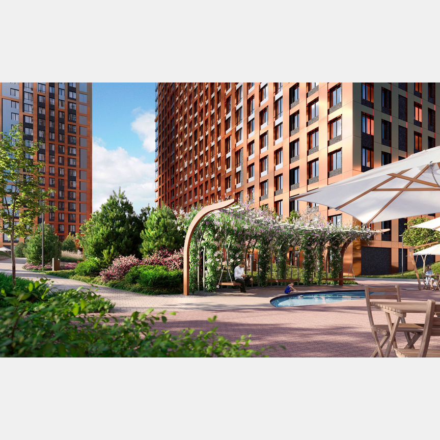 1-к. квартира, 56,2 м², 4/44 эт.