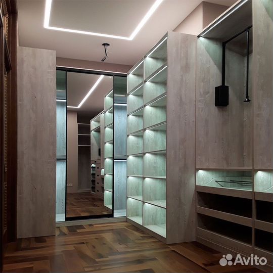 Шкаф белый гардеробная