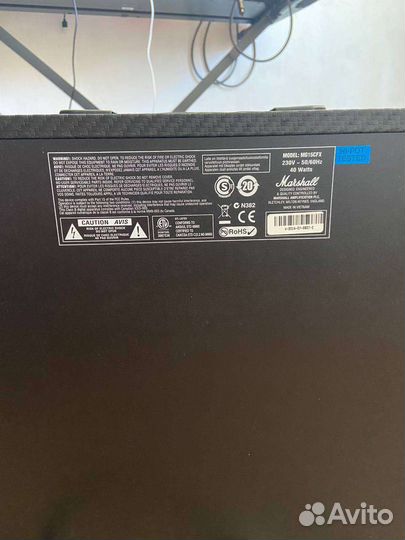 Комбоусилитель marshal mg 15cfx