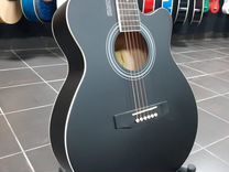 Акустическая гитара Новая Чёрная матовая
