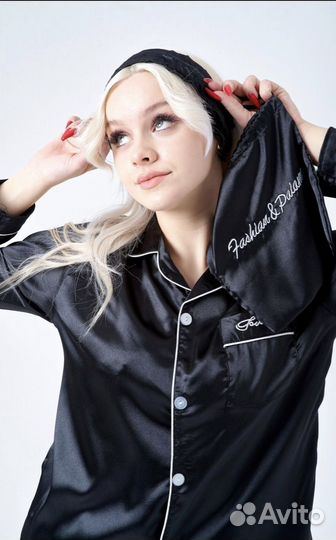 Пижама черная 7 предметов Опт / Розница