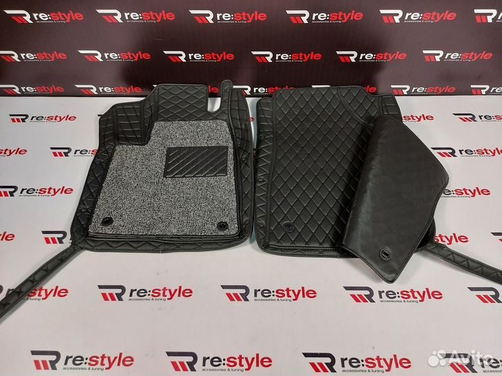 Ковры салона 3D Toyota Harrier 30 03-09г LH Черные