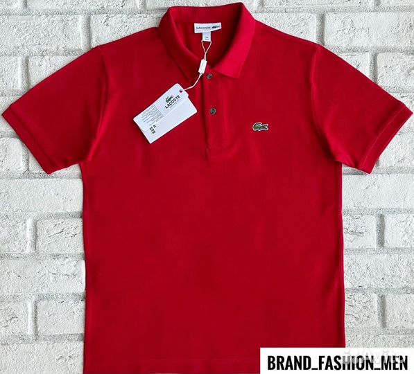 Мужское поло Lacoste