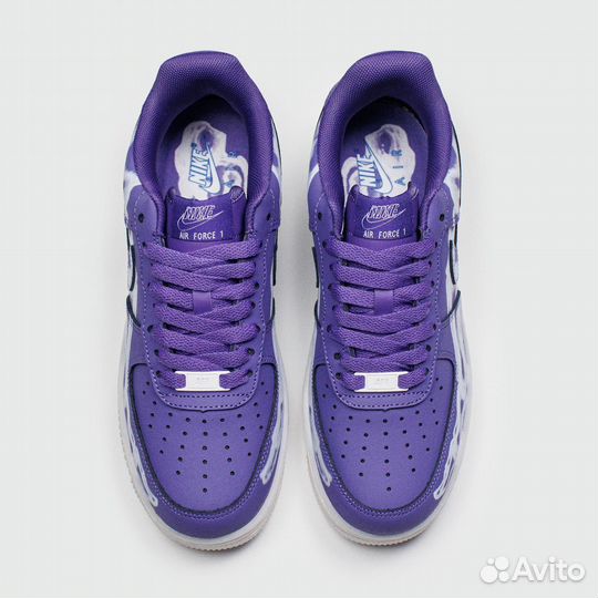 Кроссовки Nike Air Force 1 Low Skeleton Violet