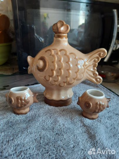 Графин с рюмками СССР