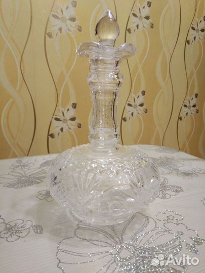 Хрустальный штоф графин