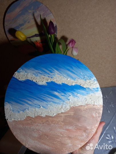 Картина акрилом на холсте