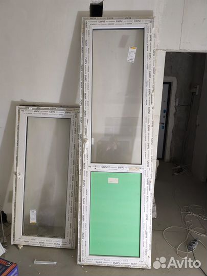 Балконная дверь с окном бу