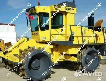 Стекло для мусорного уплотнителя Bomag DC 722 RB с