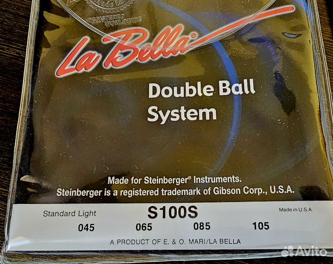 Струны для бас-гитары LA bella double ball USA