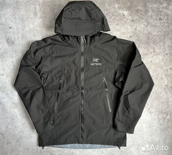 Черная Ветровка Arcteryx Zeta SL