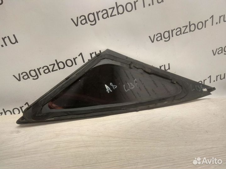 Стекло кузовное глухое правое Audi A8 (D3) II рест