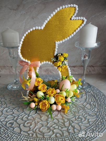 Пасхальный декор кролик