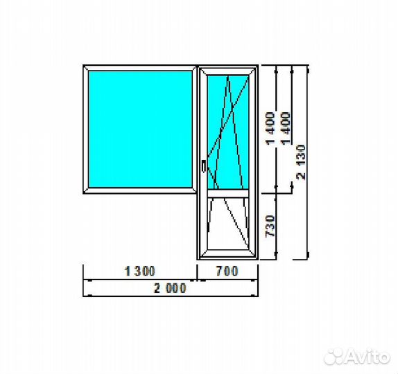 Пластиковые окна и двери 2-4