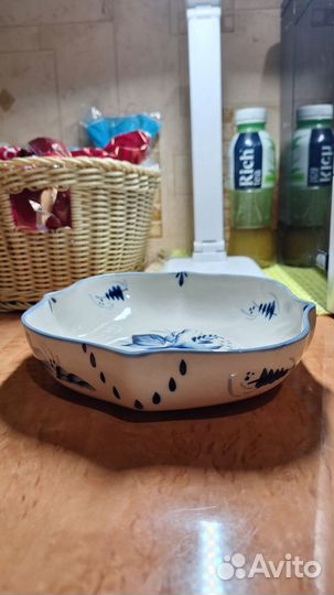 Маленькая фруктовница Гжель