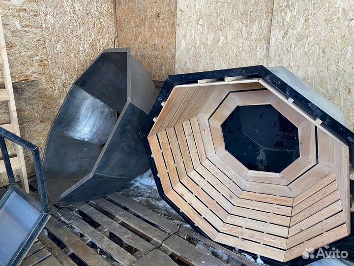 Банный чан на дровах в наличии комплектом