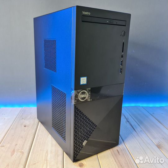 Игровой пк Intel Core i3-8100/8гб/SSD/HDD/GTX 1050
