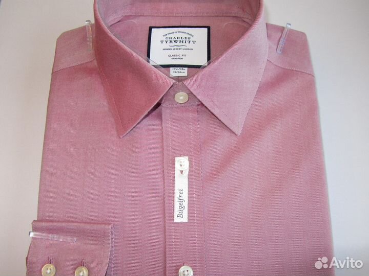 Рубашка Charles Tyrwhitt non iron clasic fit 39\86