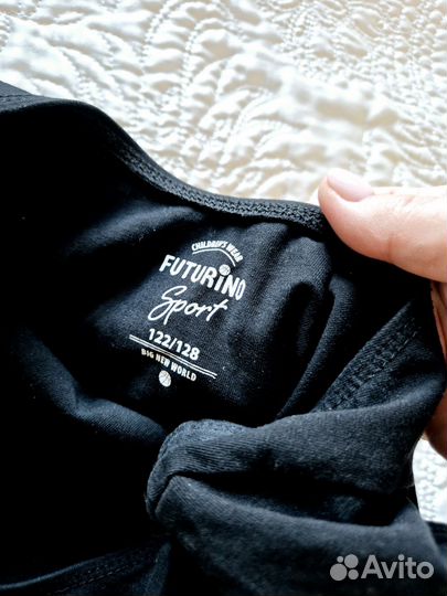 Купальник гимнастический черный 128