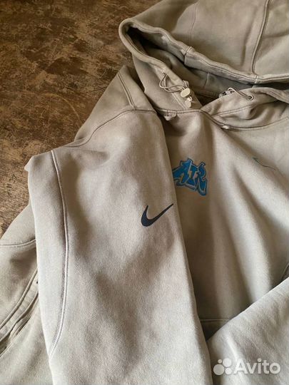 Худи OFF-White x Nike Graffiti Hoodie Beige