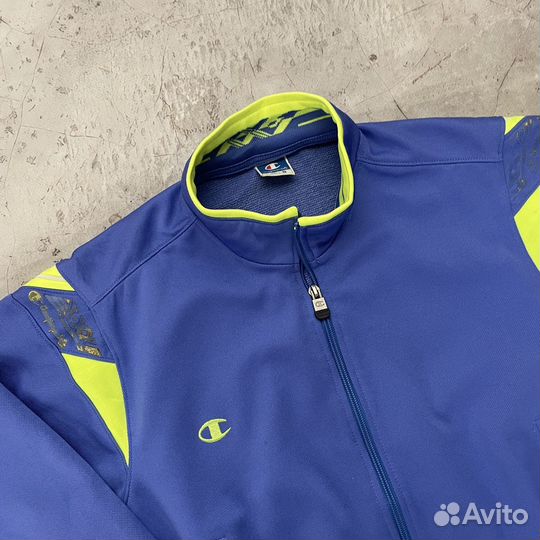Champion - Blue Bomber Track Jacket 90s