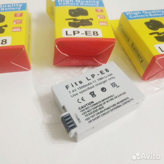 Акб LP-E6 -E8 -E10, BP-511A, CR123A для Canon EOS