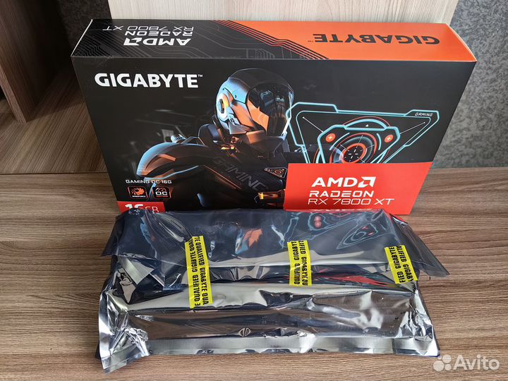 Видеокарта Gigabyte RX 7800 XT gaming OC 16GB