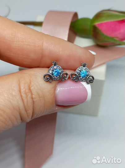 Серьги Пандора 