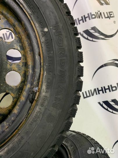 Зимняя(шип) Nokian Nordman 5 185/65R15 Logan Веста