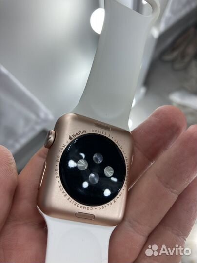 Часы apple watch 3 42mm розовые