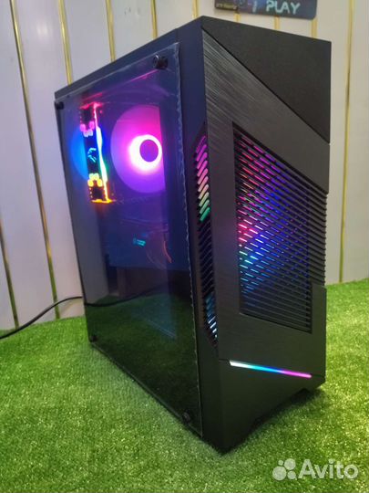 Игровой пк Rx 5700-8Gb intel E5 2680v3 Озу 32гб