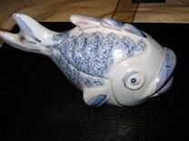 Керамическая фигурка рыбка АВТОРСКАЯ керамика длин