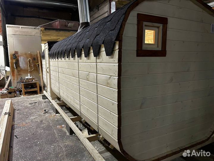 Баня бочка под ключ