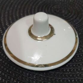 Крышка от заварочного чайника фарфор СССР