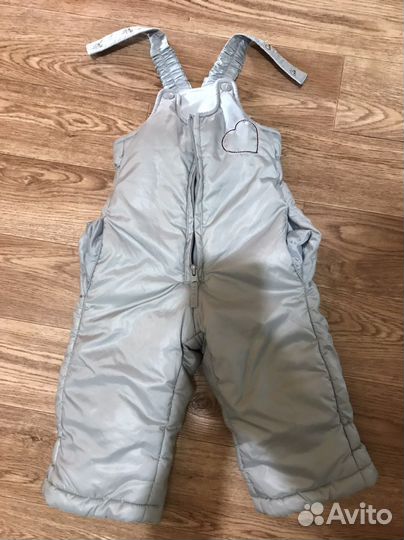 Зимние штаны для девочки 80