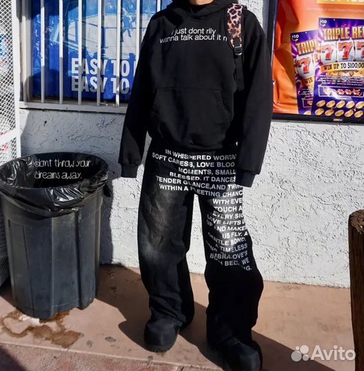 Худи + джинсы type erd